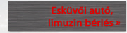 Esküvői autó, limuzin bérlés